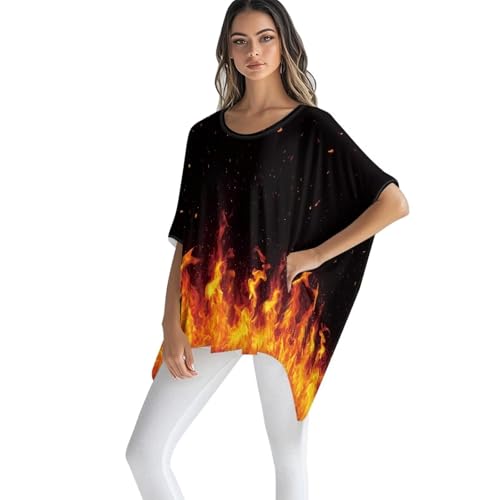 Cape Top Loose Poncho Tops 2024 Trendy Stylish Cape Sweaters Cape Tops Poncho Tops Women for Spring Autumn Summer