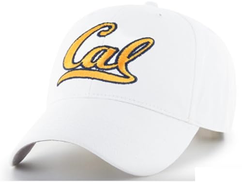 Gorra clásica ajustable blanca Cal Berkeley con logo bordado miniatura 1