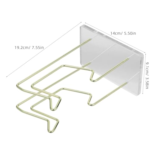 Garneck Support de Rangement Design Moderne et Gain de Place pour Manette de Jeu en Acrylique et Fer avec Socle en Fer, Compatible Large pour Bureau – vue 2