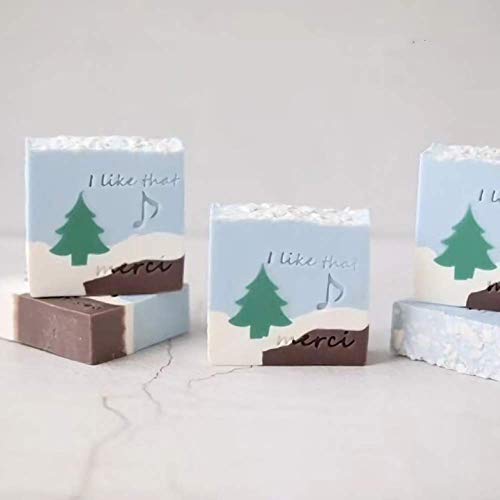 3D Christmas Tree Long Tube Silicone Mold Pine Tree Column Chocolate Candy Mold Handmade Candle Mold Embed Soap Making Supplies