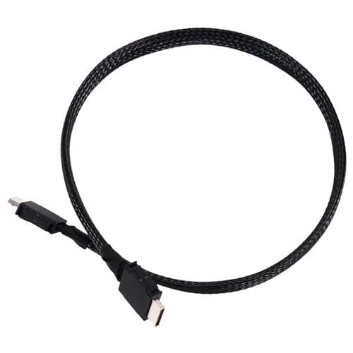 Câble Oculink SFF-8611 PCIE 4.0 X4 SAS4 pour extension GPU SSD - 3