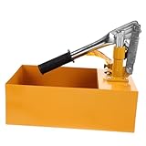 ERINGOGO Manuelle Druckprüfpumpe Aluminiumgehäuse Großer Ziffernblatt Klar Ablesbar für Wasser und Hydraulikdruckprüfung Industrie Bauwesen Vielseitig Einsetzbar Zufällige