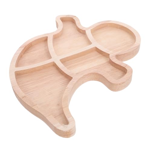 Sosoport Charola de Madera para Halloween con Compartimentos Bandeja Fantasma para Servir Queso y Aperitivos Ligera y Fácil de Limpiar para Fiestas y Reuniones