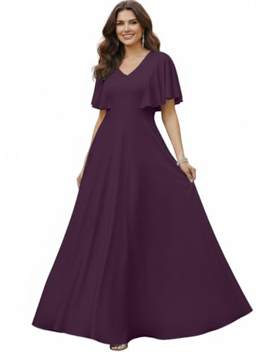 Image of KOH KOH Womens Long Elegant Bridesmaid Evening Cocktail Modest Maxi Dress