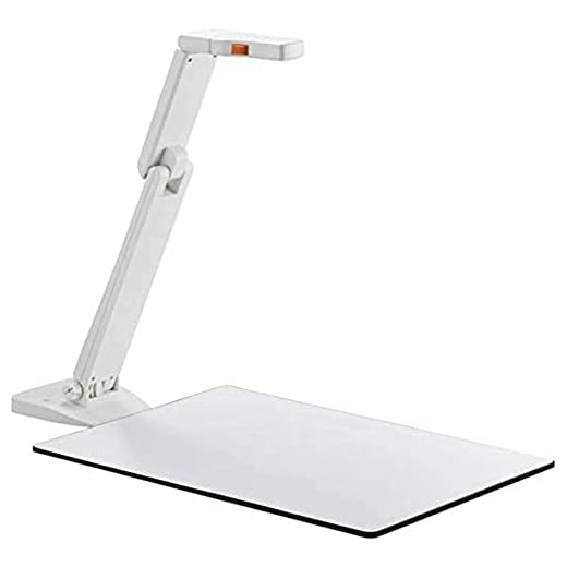 Elmo 1433-6 Model OX-1 Visual Presenter with Writing Board, 1/3.2" CMOS Sensor, Captures 1080p Full HD at Up to 15fps and 720p at Up to 30fps Via USB, 14.7" x 11.1" 4:3 Imaging Area, Built-in Micropho