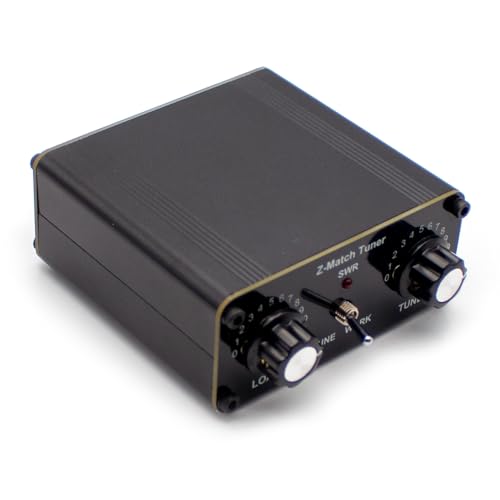 Jieotwice Manual Antenna Tuner 5W Tuner 3-28 MHZ Antenna Tuner HAM QRP Z-match