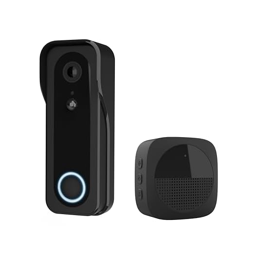 Trust Video Deurbel Camera 3MP 2K HD met Draadloze Gong, 2-Weg-Audio, Nachtzicht, Slimme Videodeurtelefoon Wi-Fi Inclusief Chime, Draadloos of Bedraad Gebruik, Waterdicht, Zwart