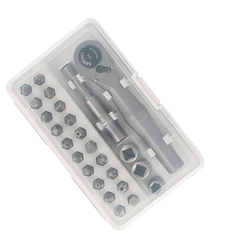 Juego de llaves de carraca industriales con socket y herramientas intercambiables 2