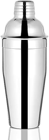 Etens Cocktail Shaker, 24 oz Martini Shaker Bar Shaker with Built-In Strainer for Bartending – Stainless Steel Large Bartender Shaker Metal Margarita Mixer for Mixed Drinks w/ Recipes