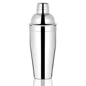 Etens Cocktail Shaker, 24 oz Martini Shaker Bar Shaker with Built-In Strainer for Bartending – Stainless Steel Large Bartender Shaker Metal Margarita Mixer for Mixed Drinks w/Recipes