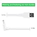 LEFXMOPHY 30ft Power Cord for WYZE Cam Pan V3 90 Degree L-Shape Connector Micro USB Right Angle Extension Charging Cable Long Flat White Extender