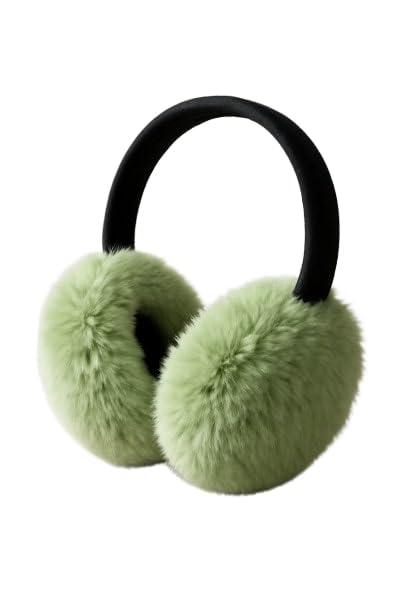 Image of FabSeasons Faux Fur Winter Outdoor Accessory Foldable Ear Muffs /Warmer for Girls & Women for protection from Cold, Ideal Head /Hair Accessory during winters