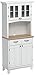 homestyles Buffet Of Buffets Off-White Buffet with Hutch