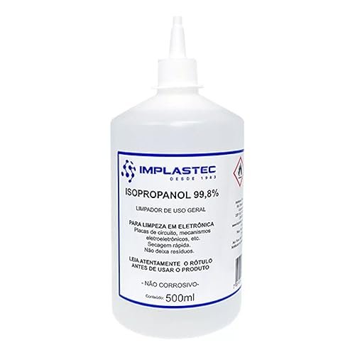 Alcoool Isopropylico Implastec Limpador Uso Geral E Desoxidação 500ml