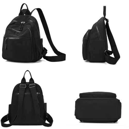Image of Tanweibago Mini Nylon Women Backpacks,11L Small Ladies backpacks Casual Lightweight Women Shopping Travel Daypack (Y2-Camel)