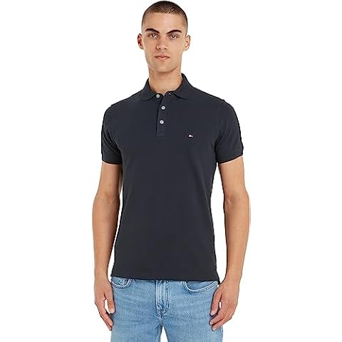 Tommy Hilfiger Men's Slim Polo in Blue Cover