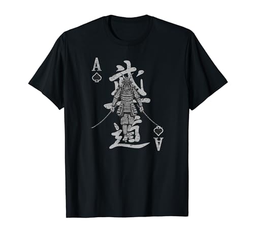 Vintage Poker Ace Samurai :-: Spades Gambling Casino Design T�V���c