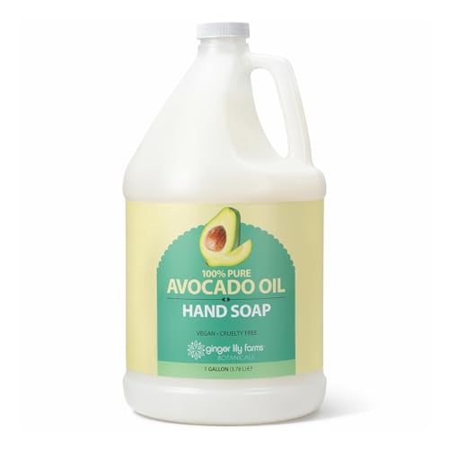 Image of Ginger Lily Farms 100% Pure Avocado Oil Hand Soap, 128oz