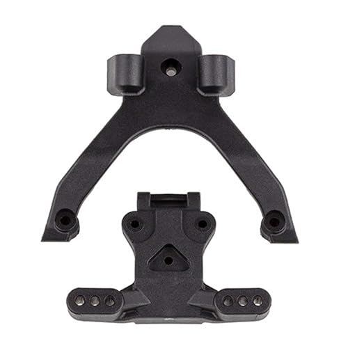 Team Associated RC10B7 FT Top Plate and Ballstud Mount Carbon ASC92404