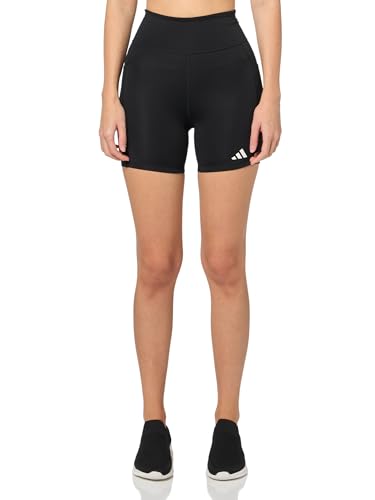 Adidas Women's Own The Run Short Leggings, Black, Medium 5 Inch Inseam