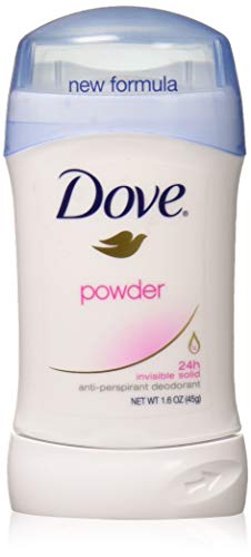 Dove Deodorant 1.6 Ounce Invisible Solid Powder (47ml) (2 Pack)