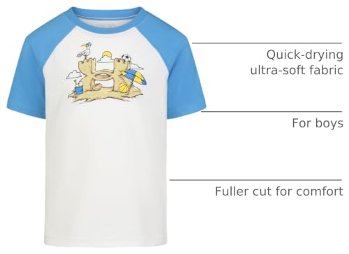 Image of Under Armour Boys' Short Sleeve Core Graphic T-Shirt, Lightweight & Breathable, Relaxed Fit