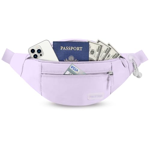 MAXTOP Purple Crossbody Fanny Pack for Women Trendy Belt Bag for Theme Park