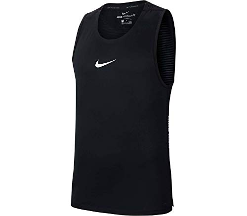 Nike Aeroadpt Tanpc T-Shirt Homme noir respirant pour le sport intensif