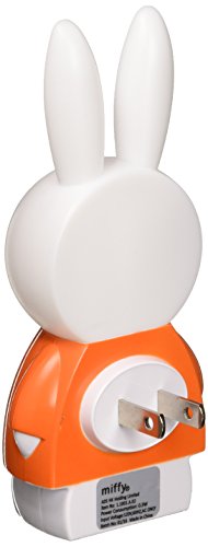 Sweet Dreams with Miffy (Nijntje) 5" LED Wall Night Light (Orange) The Favorite Bunny