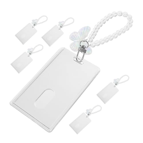 Porta tarjetas transparente anticaídas para evitar pérdidas de credenciales en la escuela