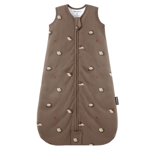 Mosebears Baby Schlafsack Winter 2.5 Tog,100% Baumwolle Baby Winterschlafsack für Babys 0-24 Monate,M(6-12 Monate) – Ansicht 1