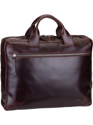 Maletín JOST Trelleborg marrón business bag en cuero premium