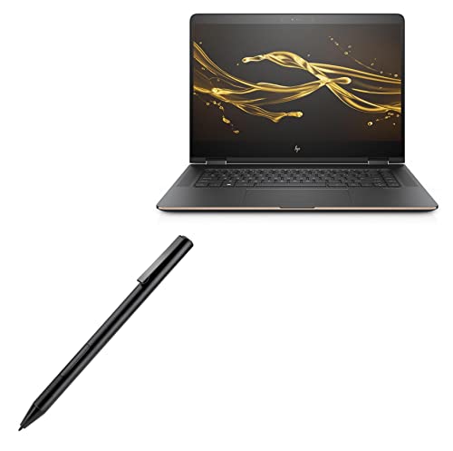 BoxWave Stylus Pen Compatible with HP Spectre x360 (15-bl075nr) - ActiveStudio Active Stylus, Electronic Stylus with Ultra Fine Tip for HP Spectre x360 (15-bl075nr) - Jet Black