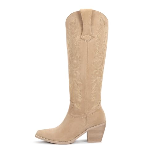 Image of wetkiss Women's Pointed Toe Cowboy Boots
