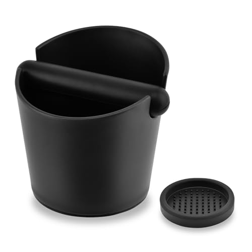 5-Inch Coffee Knock Box for Espresso Grounds Disposal with Extend...
