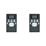 Yoeruers 2X Mini-Stereo-FM-Radio, 1,2, Digitaler Uhrenempfänger für Simultandolmetschen...