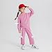 Voxikidio Girls 8 9 Years Clothing Set Fall Winter Solid Color Sweatshirt & Pants Cute Fashion 2PC Casual Outfits 2025 (8-9Y)