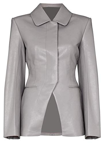 Fantus Grey, Black, Red, and Tan Blazer Coat Genuine Leather Jacket for Women Coat Style Slim Fit