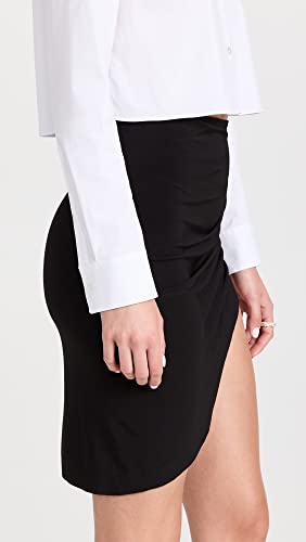 Norma Kamali Women's Side Drape Mini Skirt4