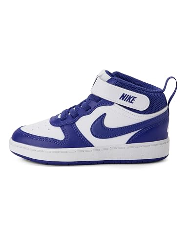 Nike Kinderschuhe Court Borough Mid 2, Weiß/Tiefe Nacht/Weiß,...