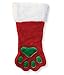 Outward Hound Kyjen  30017 Christmas Paw Dog Stocking Holiday and Christmas Accessories For Dogs, Small, Red, Red