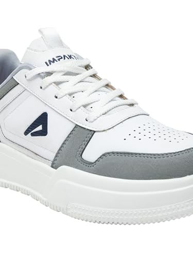 Image of Impakto Womens Sneakers | Lightweight Streetwear Sytle Casual Shoes for Travel & College | Low Top Shoes & Wide Toe | Cushioned Insole | Slip Resistance Outsole for Firm Grip