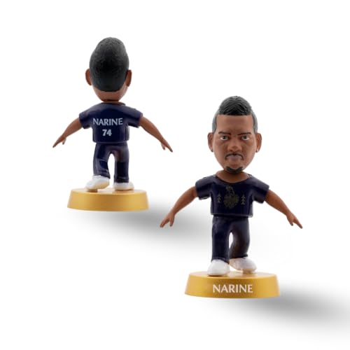 Image of Action Figure, IPL Edition 360 Rotatable Head, Cricket Player for Fans & Collectors (3 Inch Sunil Narine)