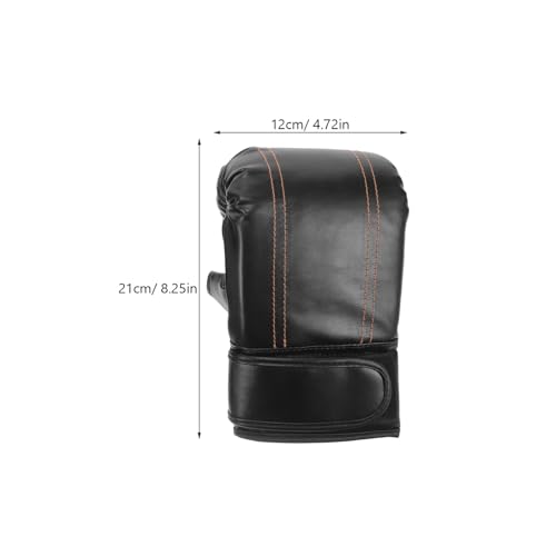 Guantes de boxeo de medio dedo Ciieeo con muñequera ajustable de alta absorción 2