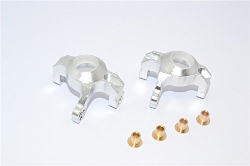 Axial Wraith & RR10 Bomber Upgrade Parts Aluminum Steering Front Knuckles - 1Pr Set Silver