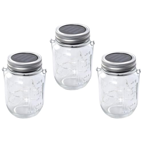 Lampe solaire suspendue lot de 3 lanternes de jardin extérieures blanc chaud