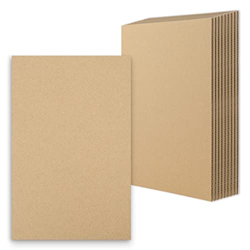Image of Golden State Art 10 Pack 11x17 Corrugated Cardboard Sheet 1 /8 inch Flat Inserts