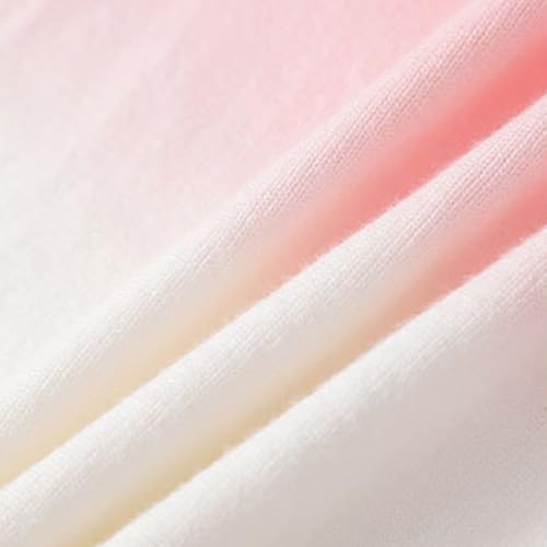 LittleSpring Girls Tie Dye Sweaters Knit Crewneck Long Sleeve Gradient Pullover4