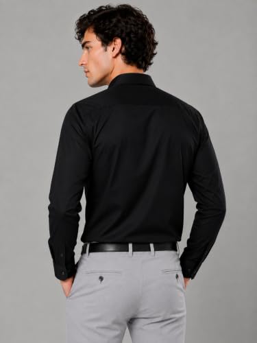 Image of Appel Touch Men's Cotton Blend Formal Shirt Full Sleeves