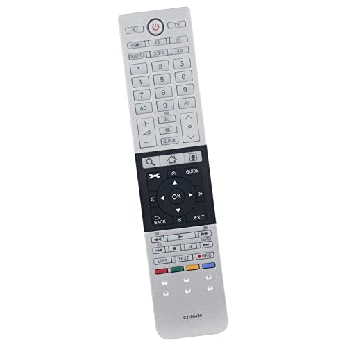 ALLIMITY CT-90429 CT-90430 Remote Control Replace fit for Toshiba 3D 4K TV 58L7363RB 39L4333DG 40L3775D L7300A 40L6353D 32L6353DG 50L7300U 58L7365DG 58L7300U 58L9300VM 65L9363DG 50L7333DF 40L7335DG - Image 2